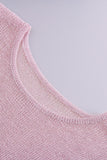 Sheer Sleeveless Ribbed Top