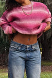 Cozy Oversized Gradient Sweater