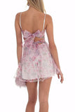 Bowknot Detail Casual Mini Dress