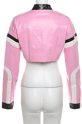 Bold Graphic Cropped Jacket