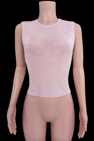 Sleeveless Knit Tank Top