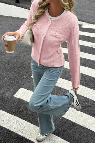Elegant Button-Up Cardigan