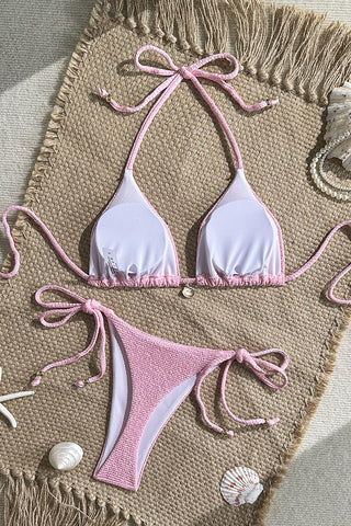 Tie-Strap Bikini Set