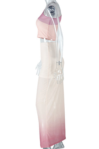 One-Shoulder Skirt Set