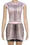Printed Mini Skirt Set