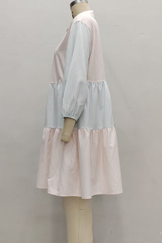 Button-Front Casual Dress