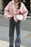 Textured Open-Front Jacket