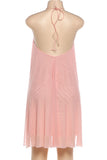 Halter Dress with Flowing Design