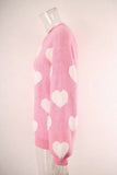Heart Patterned Cozy Sweater
