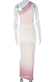 One-Shoulder Skirt Set