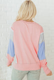 Stylish Color-Block Sweatshirt