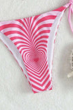 Stylish Striped Bikini Set