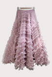Ruffle Tiered Maxi Skirt