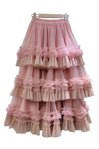 Tiered Ruffle Skirt