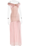 Off-Shoulder Evening Dress