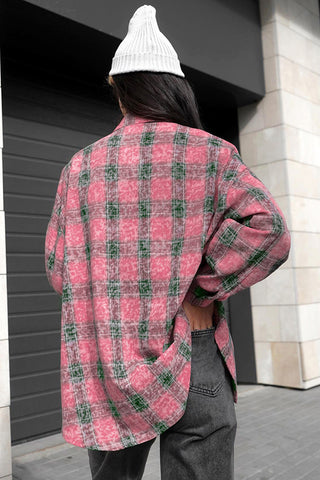 Casual Plaid Button-Up Shirt