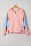 Stylish Color-Block Sweatshirt