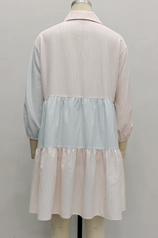 Button-Front Casual Dress