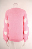 Heart Patterned Cozy Sweater