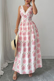 Maxi Dress with Floral Print