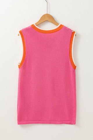 Colorblock Ribbed Knit Tank