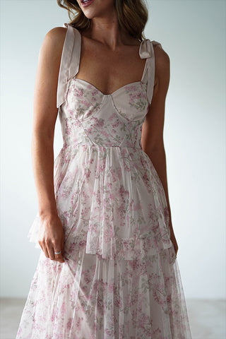 Floral Layered Casual Dress
