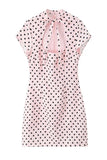 Bow-Tie Cutout Evening Dress