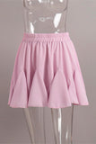 Elegant High-Waist Mini Skirt