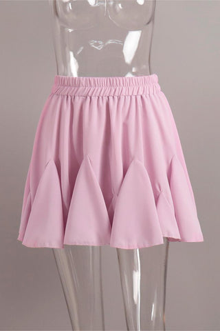 Elegant High-Waist Mini Skirt