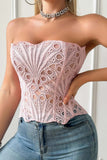 Strapless Lace Tank Top
