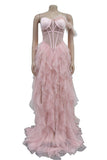 Stunning Strapless Evening Gown
