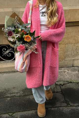 Cozy Open-Front Cardigan