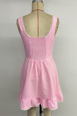 Ruffled Hem Casual Dress