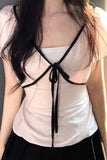Puff Sleeve Tie Front T-Shirt