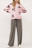 Bow-Decorated Sweater