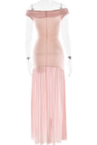 Off-Shoulder Evening Dress