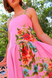 Floral Accent Maxi Dress