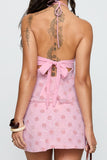 Halter Top and Wrap Skirt Set
