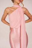 Elegant One-Shoulder Evening Dress