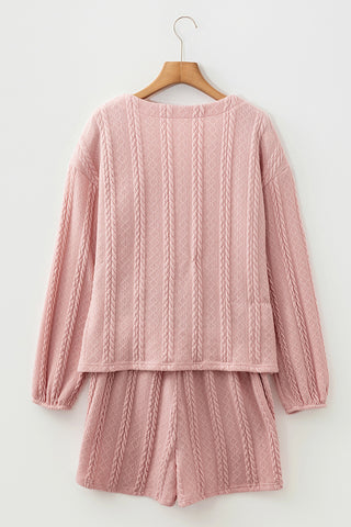 Button-Up Lounge Short Set