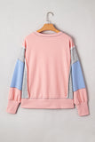 Stylish Color-Block Sweatshirt