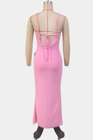 Ruffled Sleeveless Casual Dress