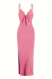 Stylish Tie Front Sundress