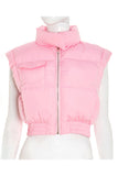 Zip-Front Quilted Vest
