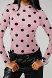 Polka Dot Long-Sleeve T-Shirt