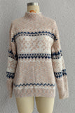 Nordic Pattern Crewneck Sweater