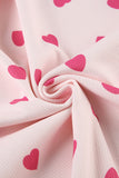 Heart Print Loungewear Set