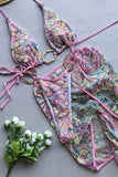 Boho Chic Bikini Set with Elegant Rings