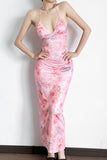 Strappy Floral Maxi Slip Dress