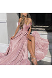 Off-Shoulder Evening Gown with Flare